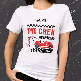 Pit Crew Mamma Fartyg Enårs T-Shirt