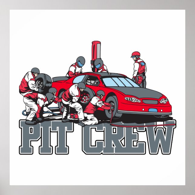 Pit Crew Poster (Framsidan)