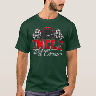 Pit Crew Race Racing Uncle Family Birthday Party G T Shirt