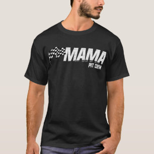 Pit Crew Tävling Birthday Family Tävla Mamma T Shirt