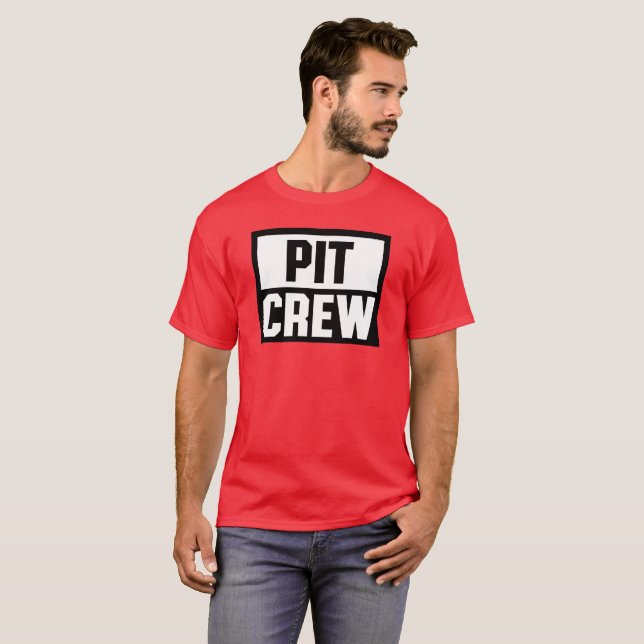 Pit Crew. Tee Shirt (Hel framsida)