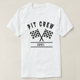 Pit Crew Tröja, Matchande familjetröja och baby T Shirt