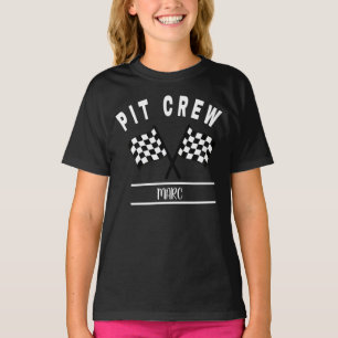 Pit Crew Tröja, Matchande familjetröja och baby T Shirt