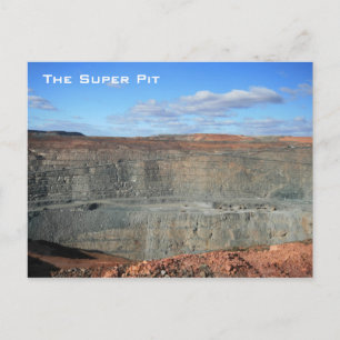 Pit, Kalgoorlie, Australien - vykort