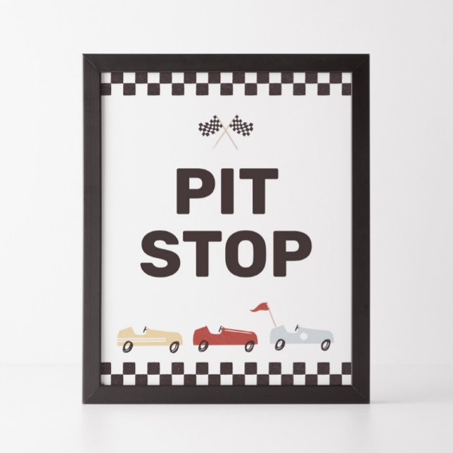 Pit Lagrar, skriv två snabbbilsdagar i Tävling Poster (Skapare uppladdad)