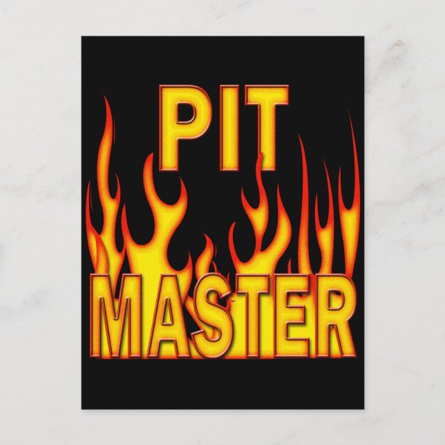 Pit Master Vykort (Framsida)