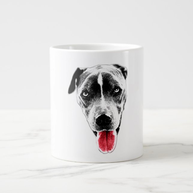 Pit Mix Red Tunga Coffee Mugg Jumbo Mugg (Framsidan)