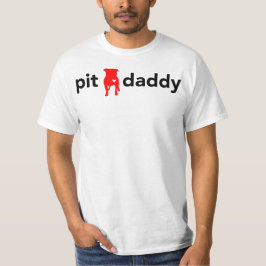 Pit pappa Gift-artiklar för Pitbull Owners, Fläkt, T Shirt