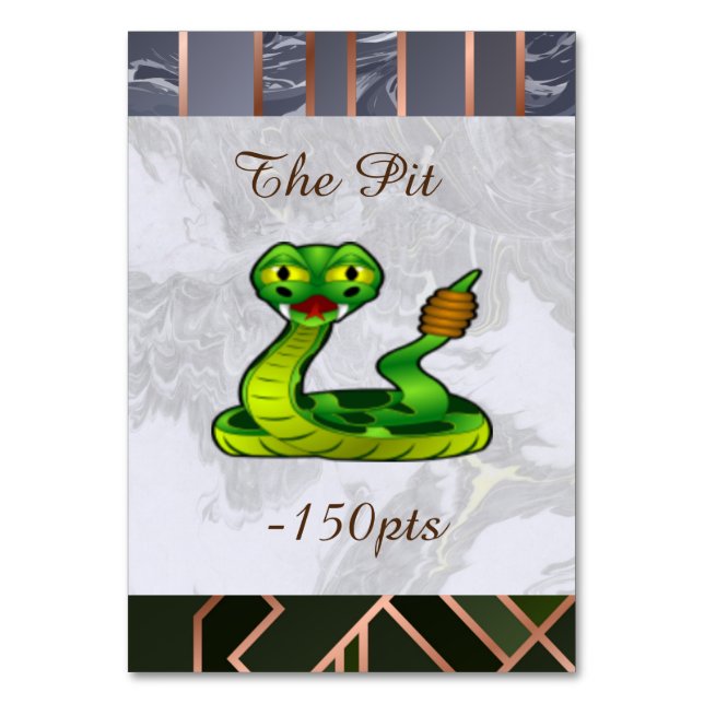 Pit Snake Bordsnummer (Baksidan)