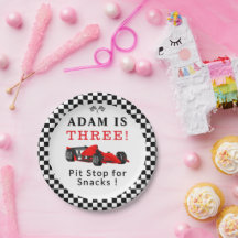 Pit Stop for Snacks – Red Race Car 3rd Party 