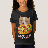Pit-zza! Pit Bull & Pizza T-Shirt