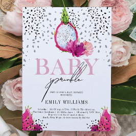 Pitaya Elegant Baby Sprinkle Inbjudningar