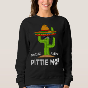 Pitbull Älskare Humor Funny som säger Pittie Mamma T Shirt