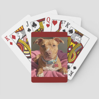 Pitbull älskare-kort - pokerkort casinokort
