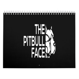 Pitbull Ansikte Kalender