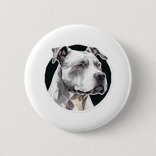 Pitbull ansikte knapp