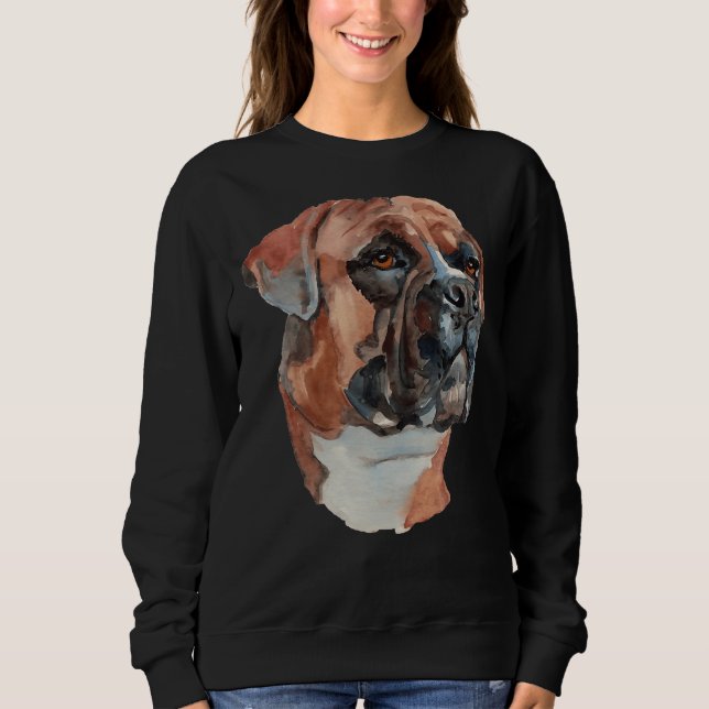 Pitbull Artwork Sketch T Shirt (Framsida)