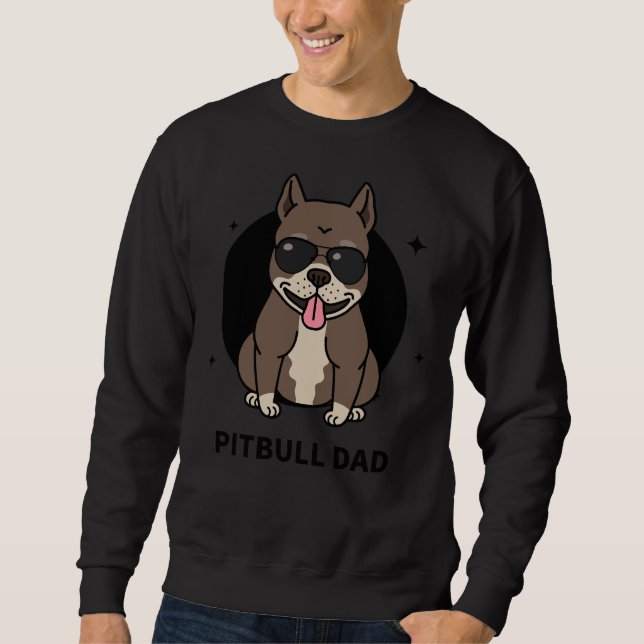 Pitbull Bad Lång Ärmad Tröja (Framsida)