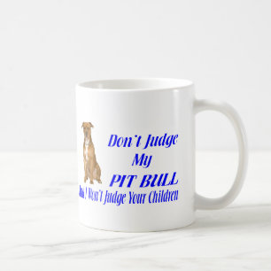 PITBULL-BEDÖMNING KAFFEMUGG