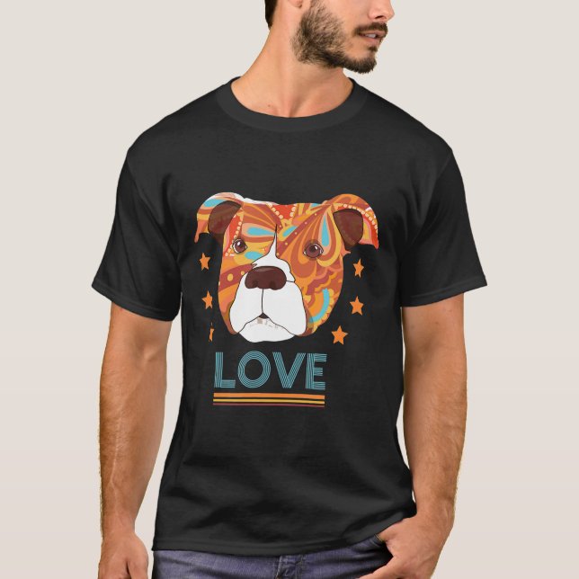 Pitbull Best Idea for Hundar Pet Pitties T Shirt (Framsida)