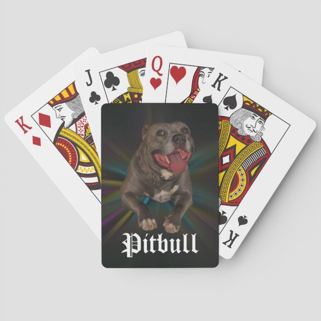 Pitbull Bicycle Spelkort (Baksidan)
