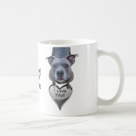 Pitbull Bully Kärlek Mugg