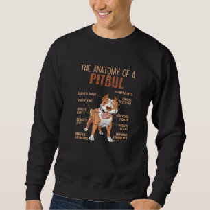 Pitbull citattecken Pitbull Collar-citattecken, Hu Lång Ärmad Tröja