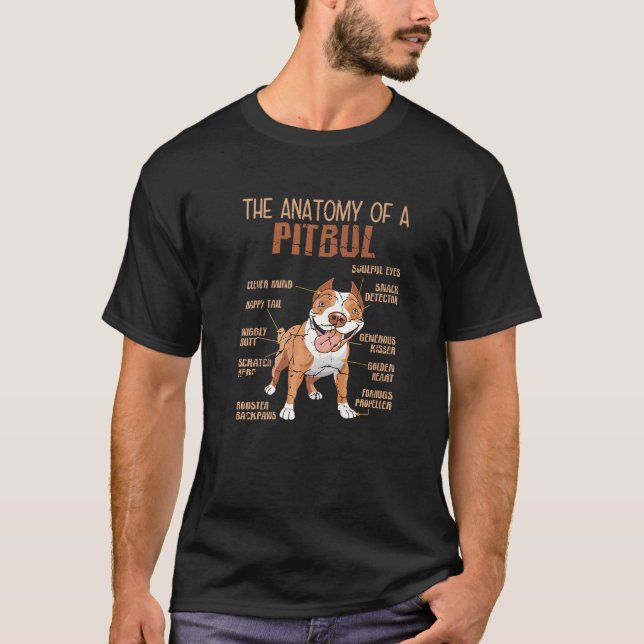 Pitbull citattecken Pitbull Collar-citattecken, Hu T Shirt (Framsida)