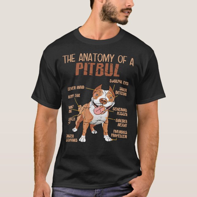 Pitbull citattecken Pitbull Collar-citattecken, Hu T Shirt (Framsida)