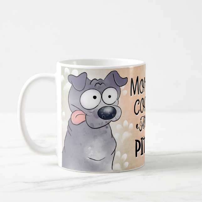 Pitbull Coffee Morgon Kaffemugg (Vänster)