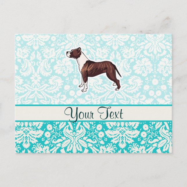 Pitbull; Cute Vykort (Framsida)