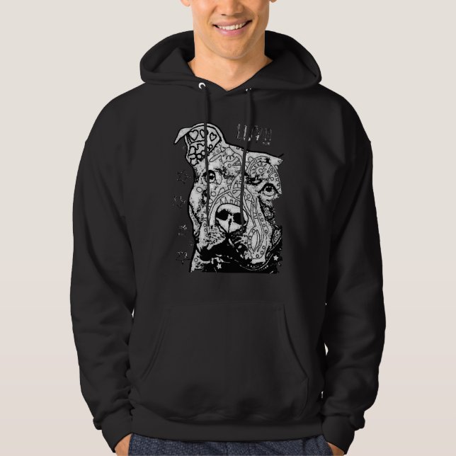 Pitbull Decreto Pit Bulls S Hoodie (Framsida)