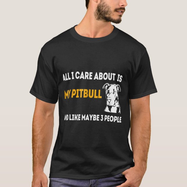 Pitbull Demon Tee My Pitbull (Framsida)
