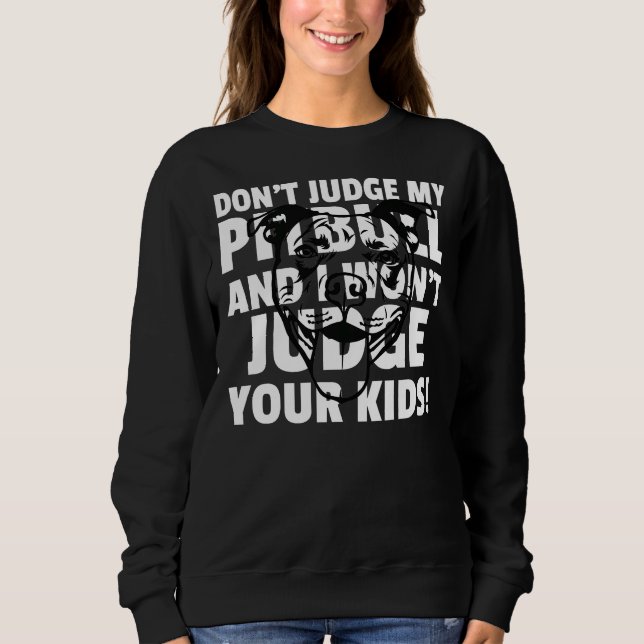 Pitbull Don Judge Me T Shirt (Framsida)
