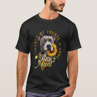 Pitbull Faster Pittie Älskare Söt Solros Pit Bull  T Shirt