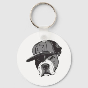Pitbull Gangster Nyckelring