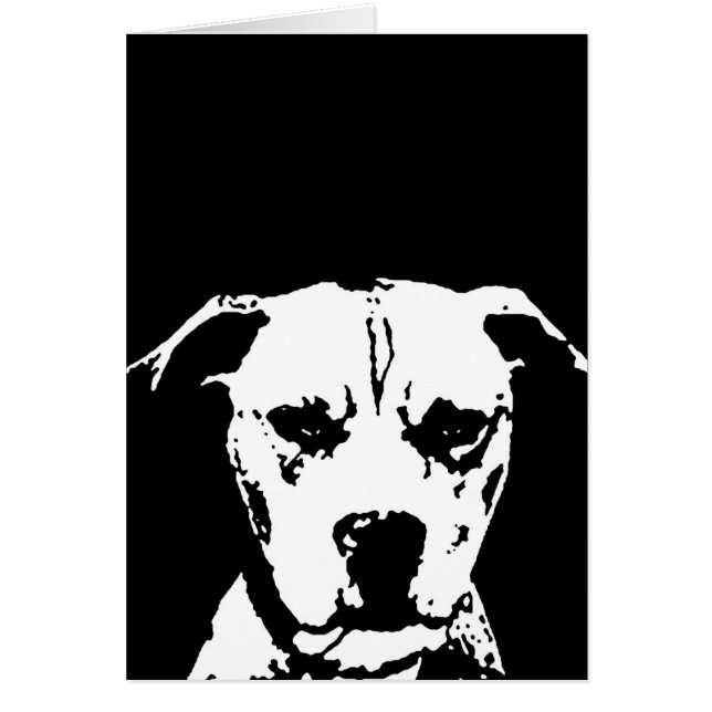 Pitbull gåvor - kort (Framsidan)