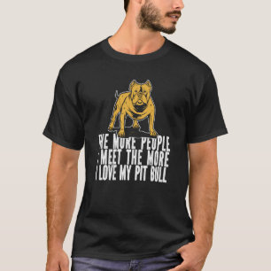 Pitbull Humor Hund aveln Pitbull Ban T Shirt