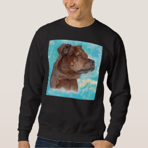 Pitbull Hund 1 Lång Ärmad Tröja