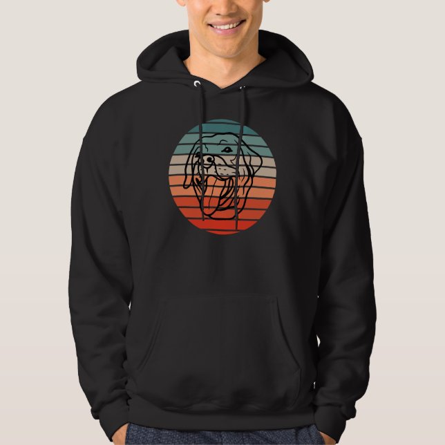Pitbull Hund 61 Hoodie (Framsida)