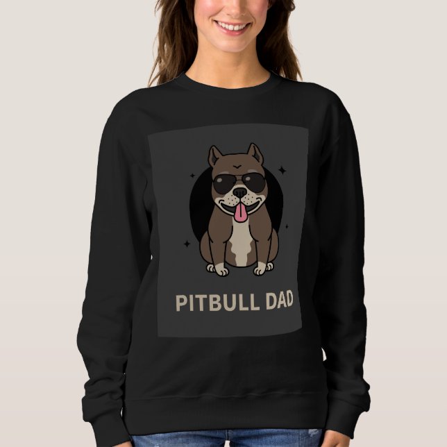 Pitbull Hund 62 T Shirt (Framsida)