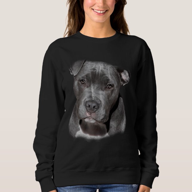 Pitbull Hund älskare T Shirt (Framsida)
