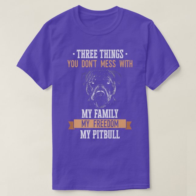 Pitbull Hund American Pit Bull Premium T-Shirt Cop (Design framsida)