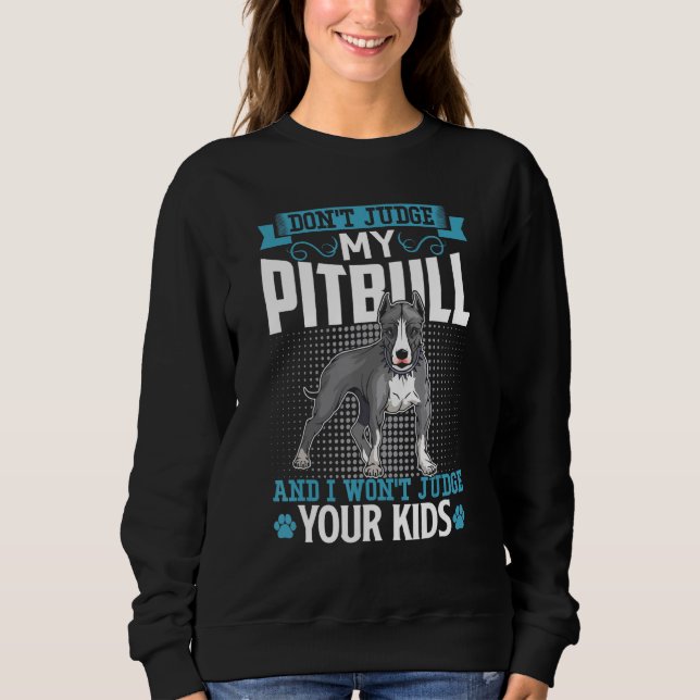 Pitbull Hund aveln domaren My Pitbull T Shirt (Framsida)