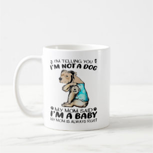 Pitbull Hund I Kärlek Mamma Tattoo Pitbull Hund äl Kaffemugg