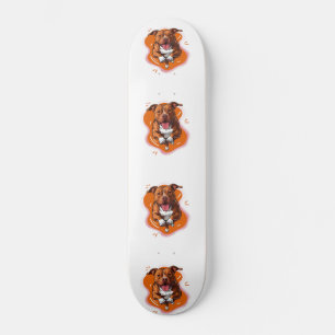 Pitbull Hund Mini Skateboard Bräda 18,5 Cm