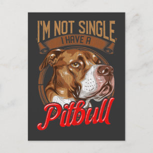 Pitbull-Hund överordnad marionett Vykort