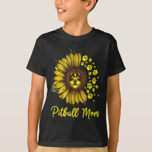 Pitbull Hund Tattoo I Kärlek Mamma Tattooed Älskar T Shirt