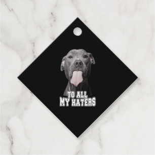 Pitbull hund till alla mina fetter gåvor etiketter