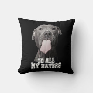 Pitbull hund till alla mina fetter kudde